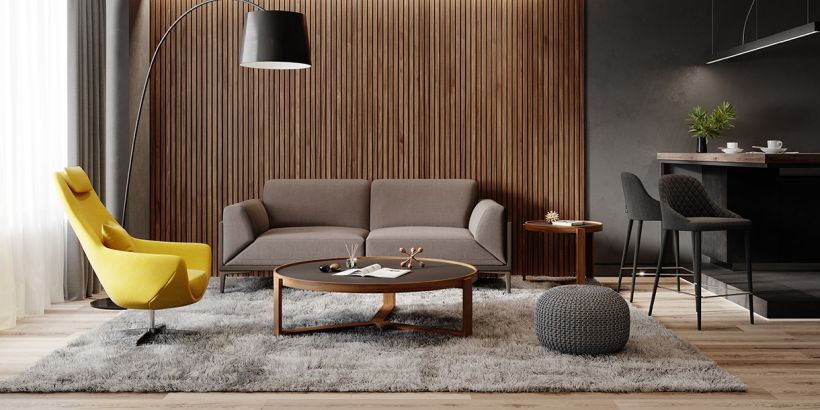 Hugo 3 Seater Sofa Dark Gray