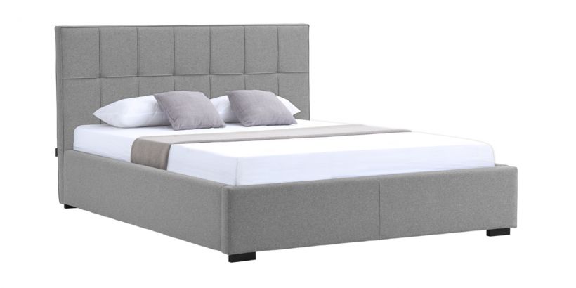 Oliver Fabric Bed Gray